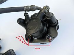 Bromssystem Bak Komplett 50-125cc Barn ATV