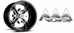 FÄLGPAKET MSA NUKE 14X7" 4/156 +10 Polaris