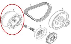 Primärvariator CF Moto/Goes 500