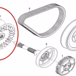 Primärvariator CF Moto/Goes 500