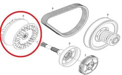Primärvariator CF Moto,Goes 500.