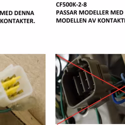 Instrumentpanel CF-Moto 500 BL Allroad kontakt 2