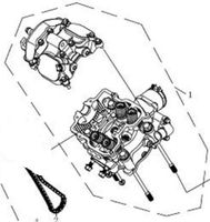Topplock ATV CF MOTO/GOES 500,520,525