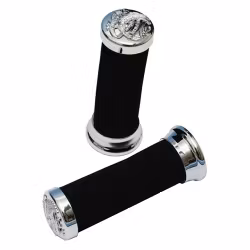 Gummihandtag Soft grips Svarta.