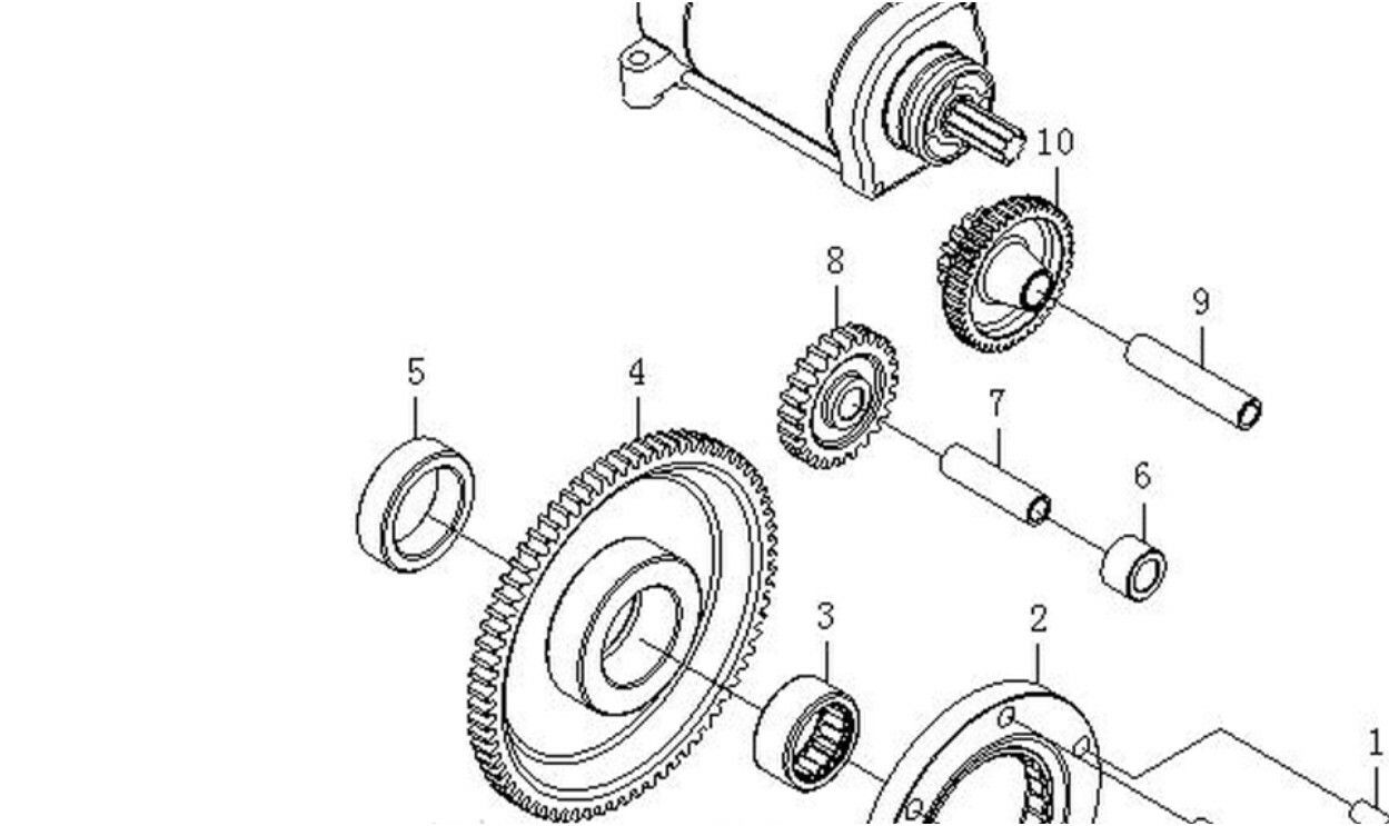 Startdrev CF Moto,Goes 500,520 (188)