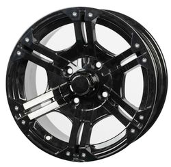 BSK Fälg 15x7 4/137 4+3 Svart