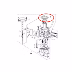 FÖRGASARMEMBRAN CF MOTO-GOES 500,520,525,X5,ALLROAD