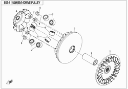 WEIGHT ROLLER CF MOTO 0800-051100-0001