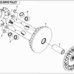 WEIGHT ROLLER CF MOTO 0800-051100-0001