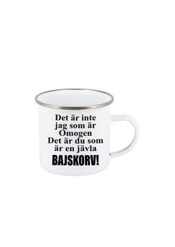 Emaljmugg - Omogen bajskorv