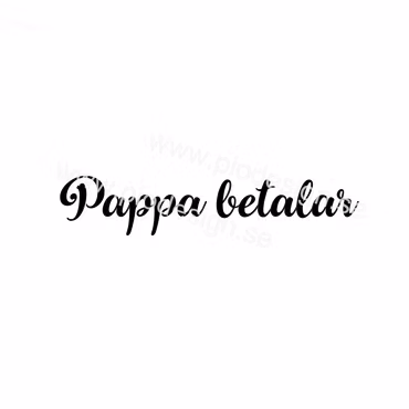 Dekal - Pappa betalar