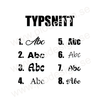 Tygkasse med namn