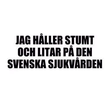 Dekal - Jag håller stumt