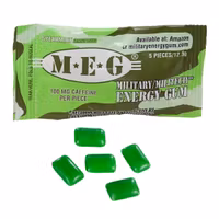 M.E.G CAFFEINE GUM - Spearmint
