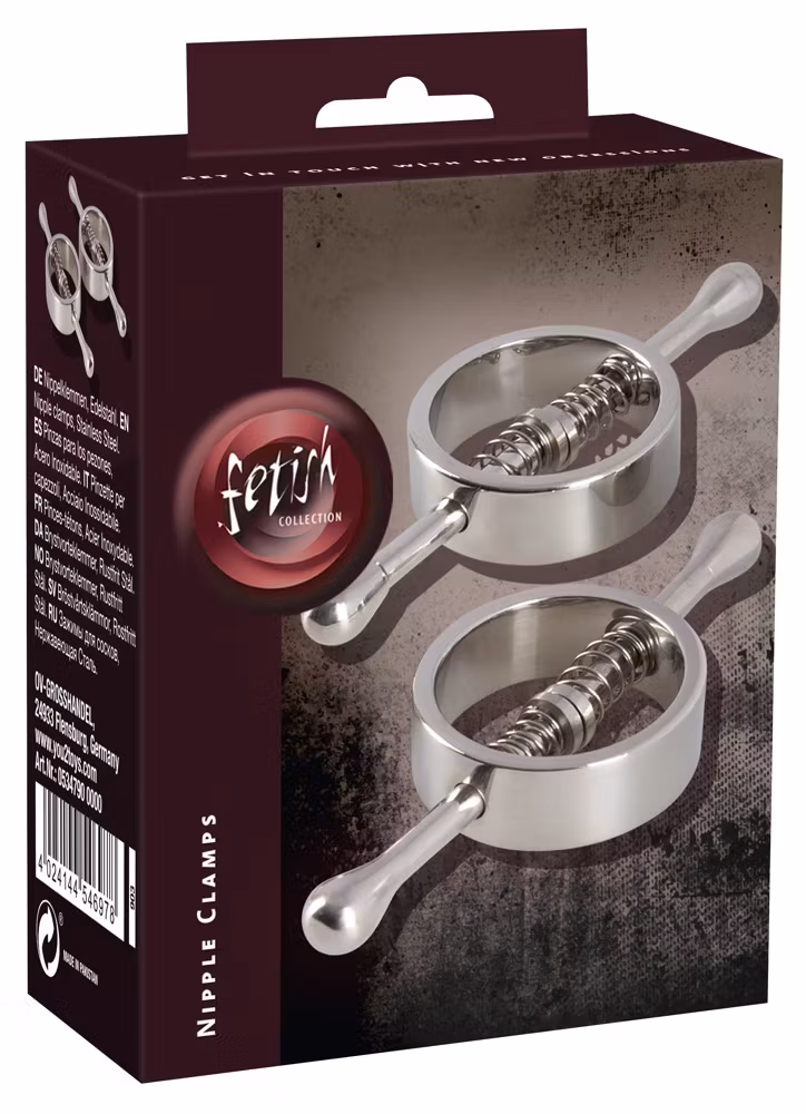 Spring-loaded Nipple Clamps