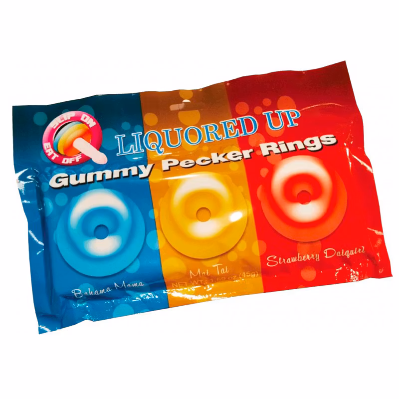 Liquored Up Gummy Pecker Cock Rings