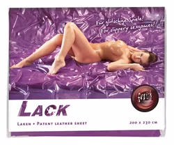 Vinyl Bed Sheet - purple