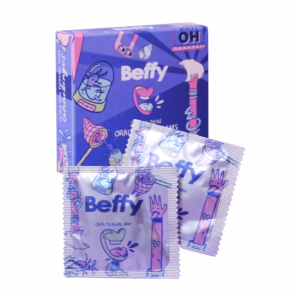 Beffy Ultra Thin Oral Pleasure Dams 2 Pieces