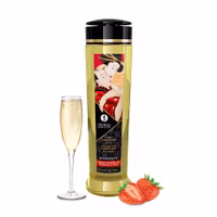 Shunga Massage Oil Romance Sparkling Strawberry Wine 240ml