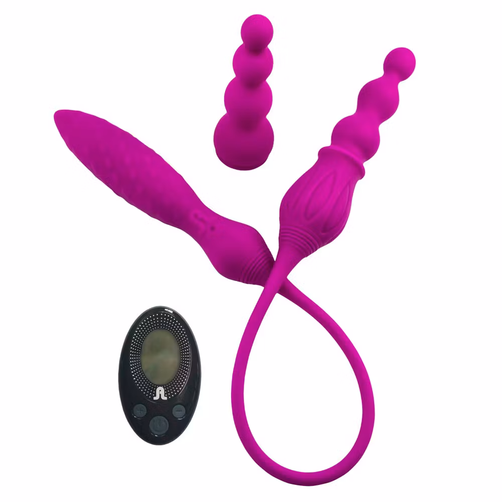 Adrien Lastic Remote Controlled 2X Double Ended Vibrator