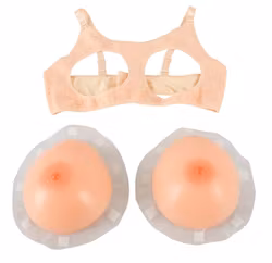 Silicone Breasts with Bra