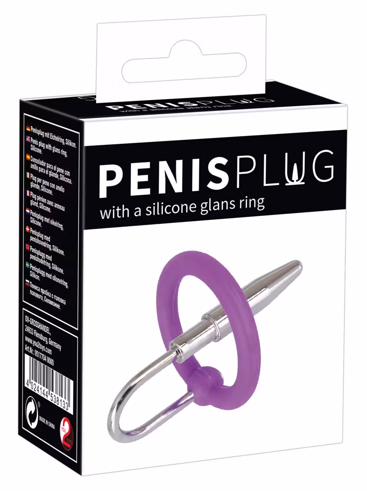 with a silicone glans ring