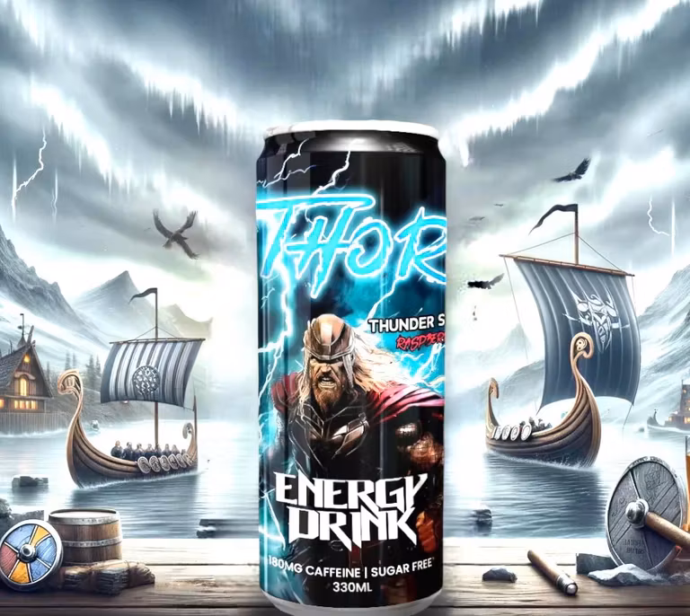 Thor Energy drink Raspberry 330 ml