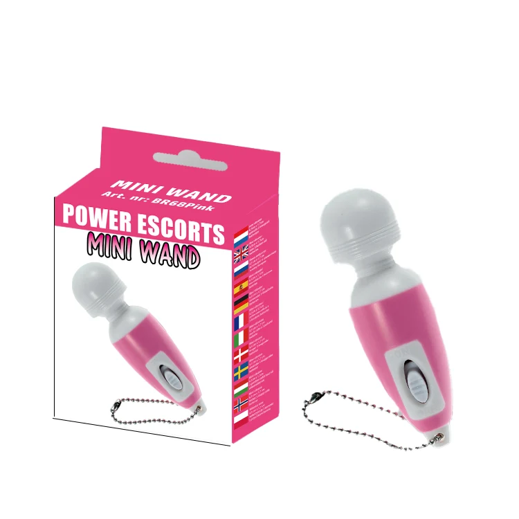 Power Escorts - BR68 - Mini Wand Massager - 6,5 CM - 2 Colours Pink