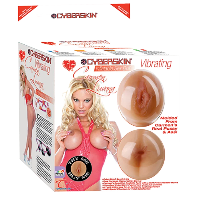 TLC Carmen Luvana CyberSkin® Inflatable Sex Doll, Vibrating