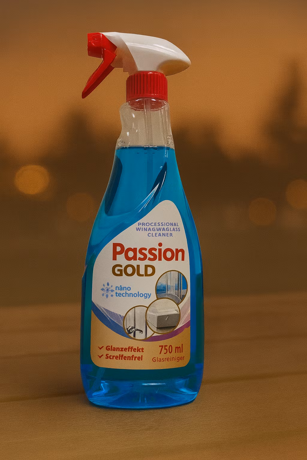 Passion Gold – منظف الزجاج بتقنية النانو