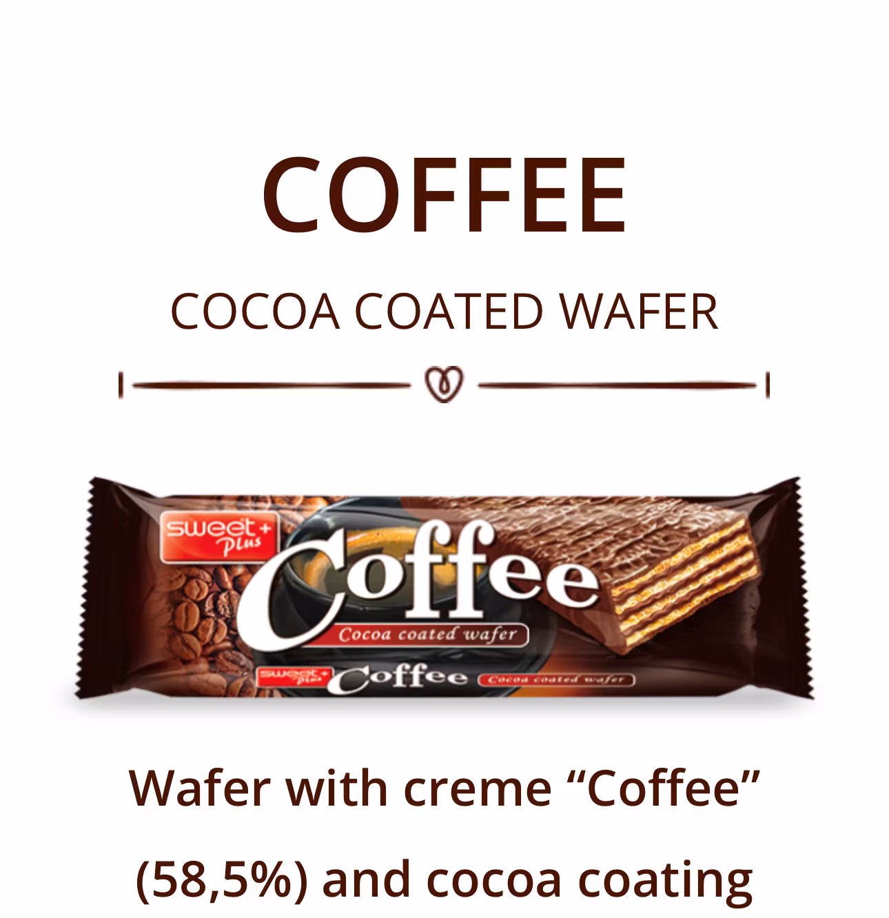 COFFEE COCOA COATED WAFER 24stk