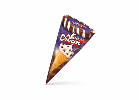 nIce Cream WAFER CONE WITH VANILLA CREME 12stk