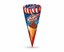 nIce Cream WAFER CONE WITH COCOA CREME 12stk