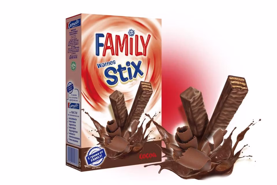 MINI WAFFLES FAMILY STIX ORANGE