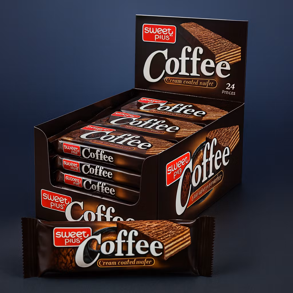 COFFEE COCOA COATED WAFER 24stk