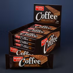 COFFEE COCOA COATED WAFER 24stk