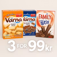 Tilbud Vafler pakke 3 for 99 kr