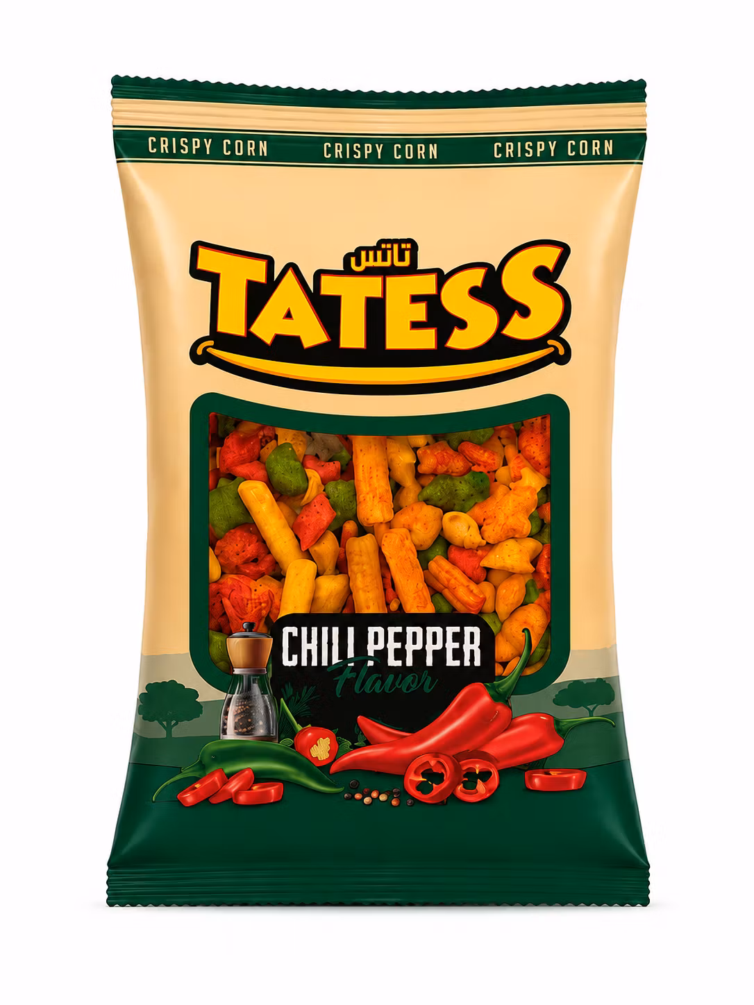 Tatess Hot Corn Crispy 400gr