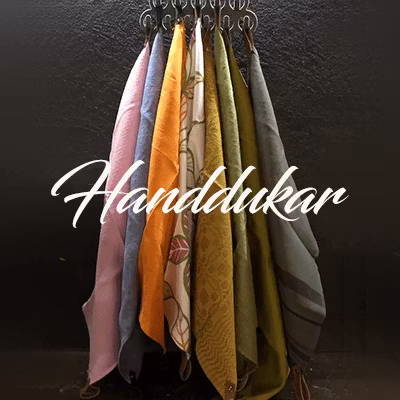 Handdukar - MonkyoJ - Recykling med detaljer av läder