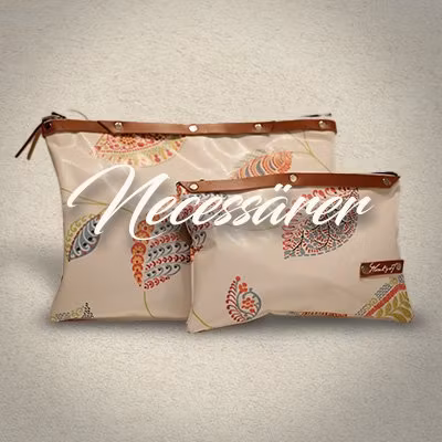 Necessärer - MonkyoJ - Recykling med detaljer av läder