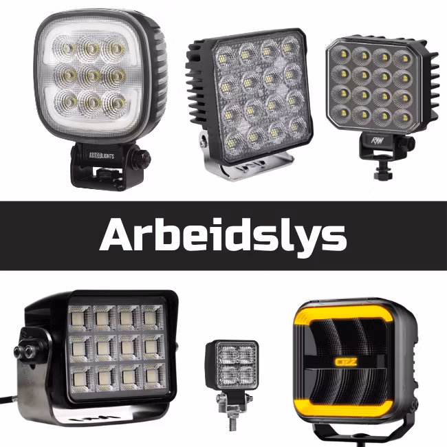 Arbeidslys - Transportbutikken.no