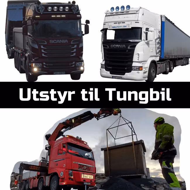 Transportbutikken.no > Utstyr til tungbil og spesialtransport