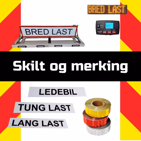 Skilt og merking - Transportbutikken.no