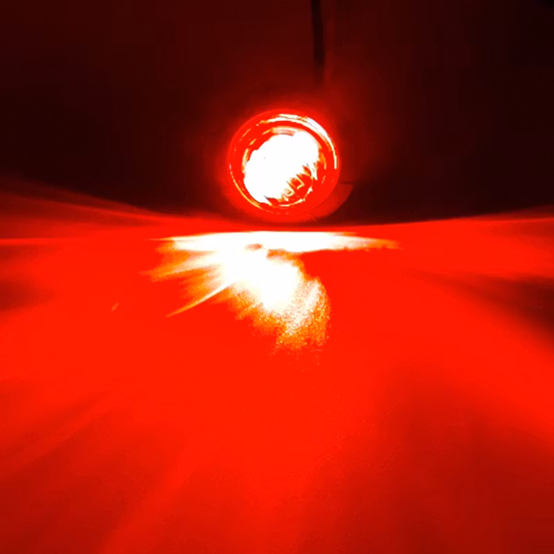 1LED E-godkjent Markeringslys universal runde 10-30volt, flere farger