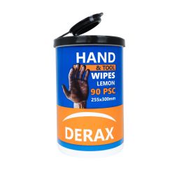 6stk Derax Hand and Tool wipes 90stk