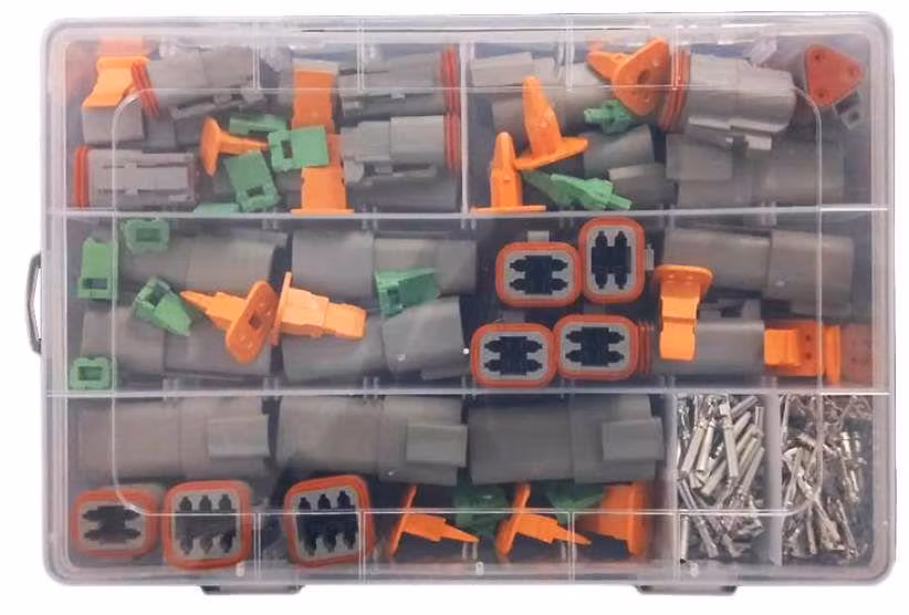 DT-kontaktsett i praktisk koffert. 30stk For DT-Tang