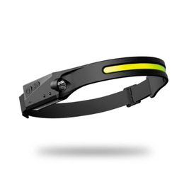 LED hodelykt for arbeid, Oppladbar, Sprutsikker, COB-LED