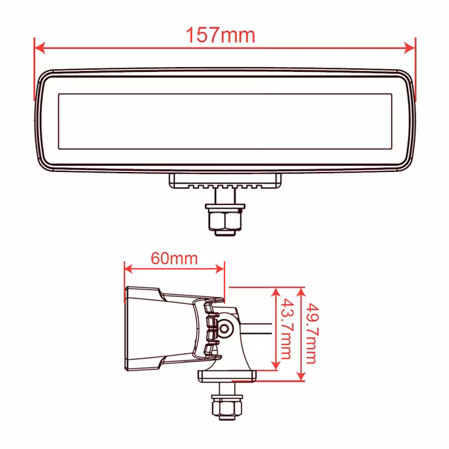 Lightstorm Arbeidslys LED 30W Osram slim