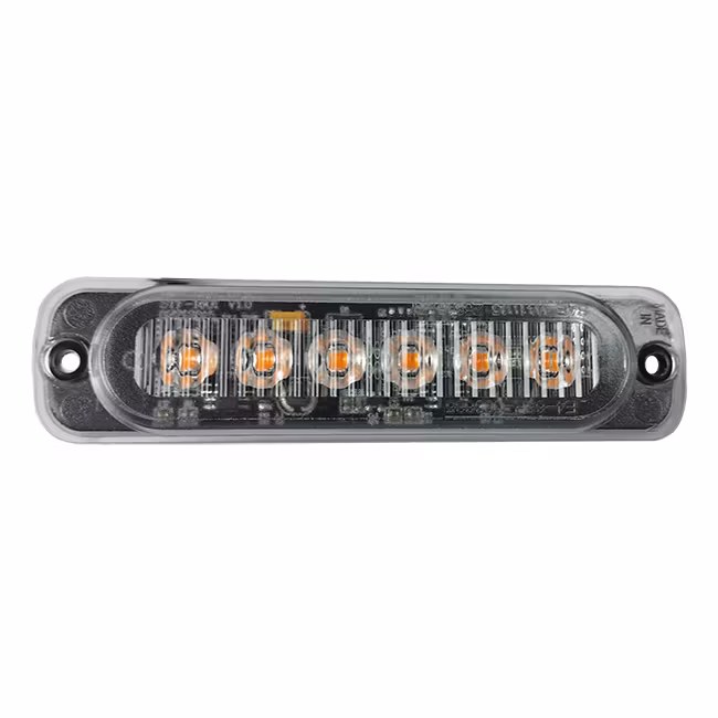Varsellys 6-LED Slim, E og R65 merking