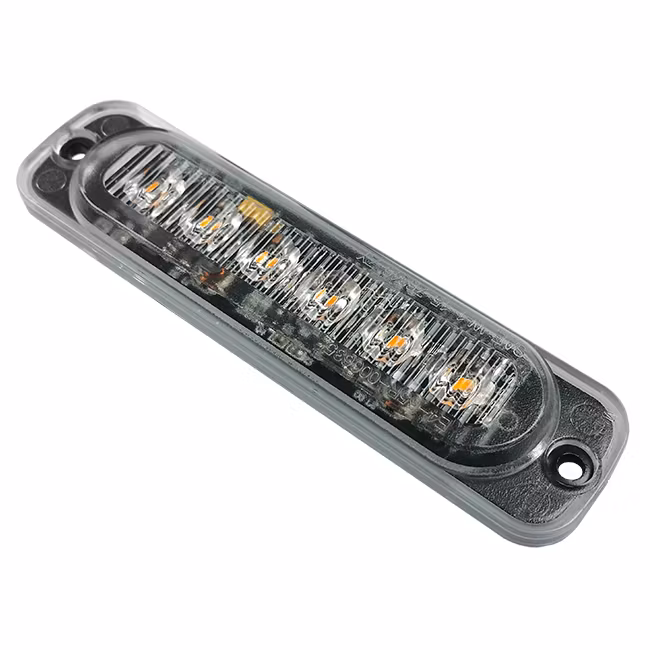 Varsellys 6-LED Slim, E og R65 merking